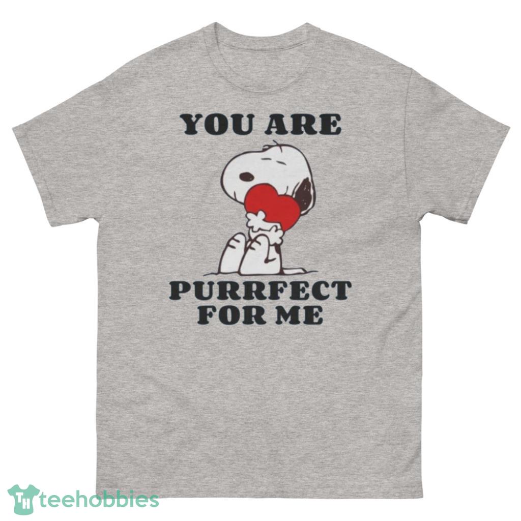 Snoopy You Are Purrfect For Me Valentine's Day Shirt - 500 Men’s Classic Tee Gildan