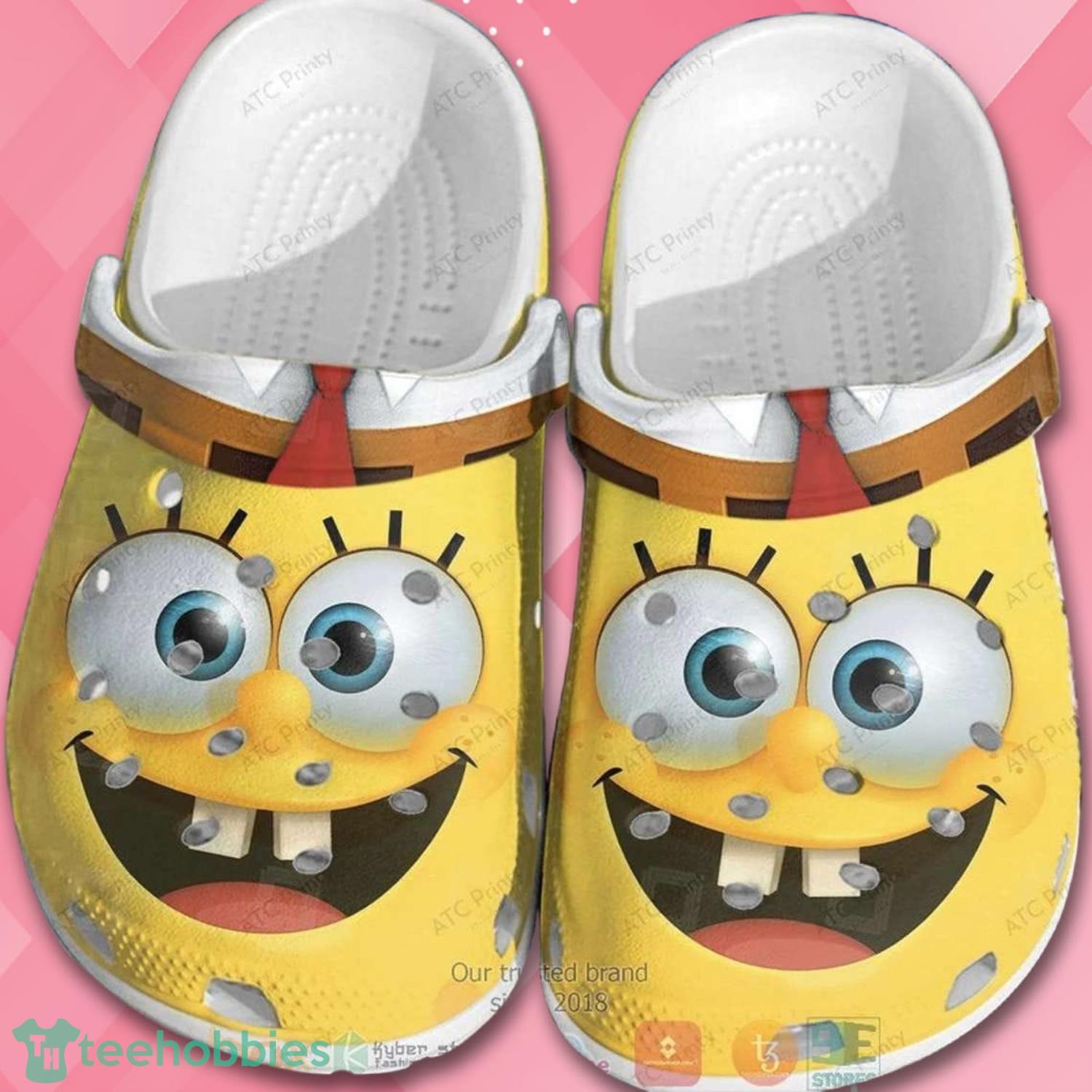 Spongebob Squarepants Funny Clog Shoes For Men Women Product Photo 1
