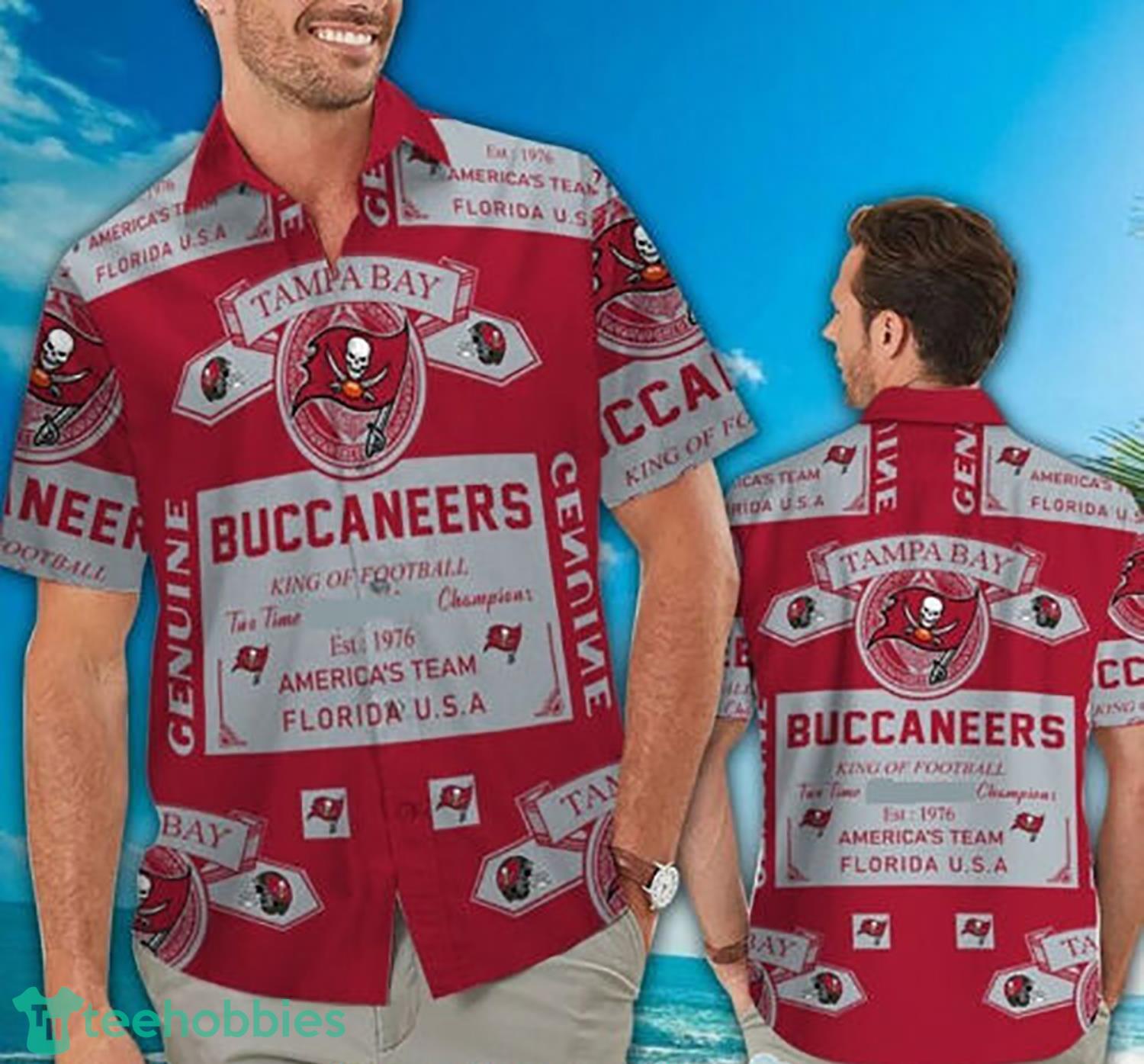 Tampa Bay Buccaneers Football Team Hawaiian Shirt And Short Set Product Photo 3