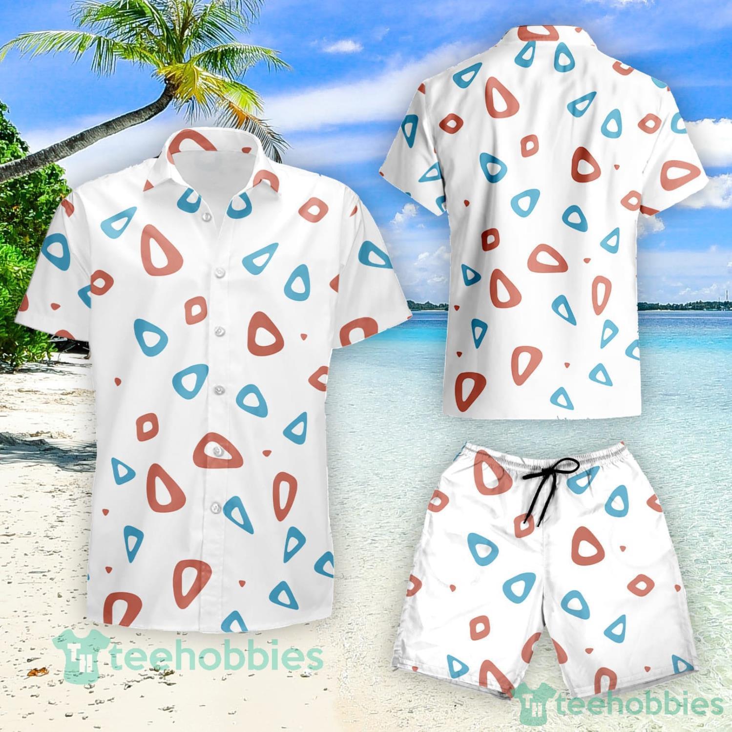 Togepi Pattern Pokemon Button Up Hawaiian Shirt - Reallgraphics