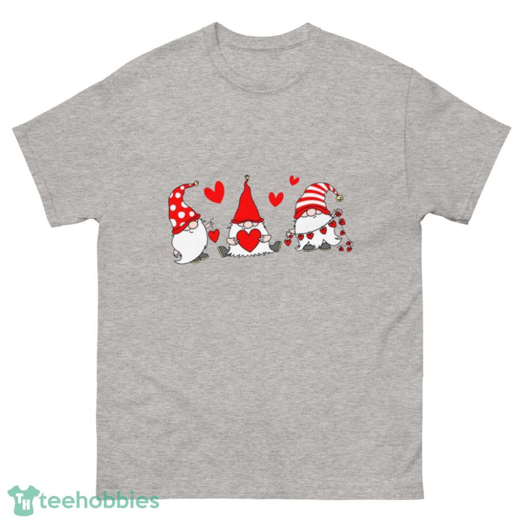 Valentine Gnomes Hearts Valentine's Day Shirt - 500 Men’s Classic Tee Gildan