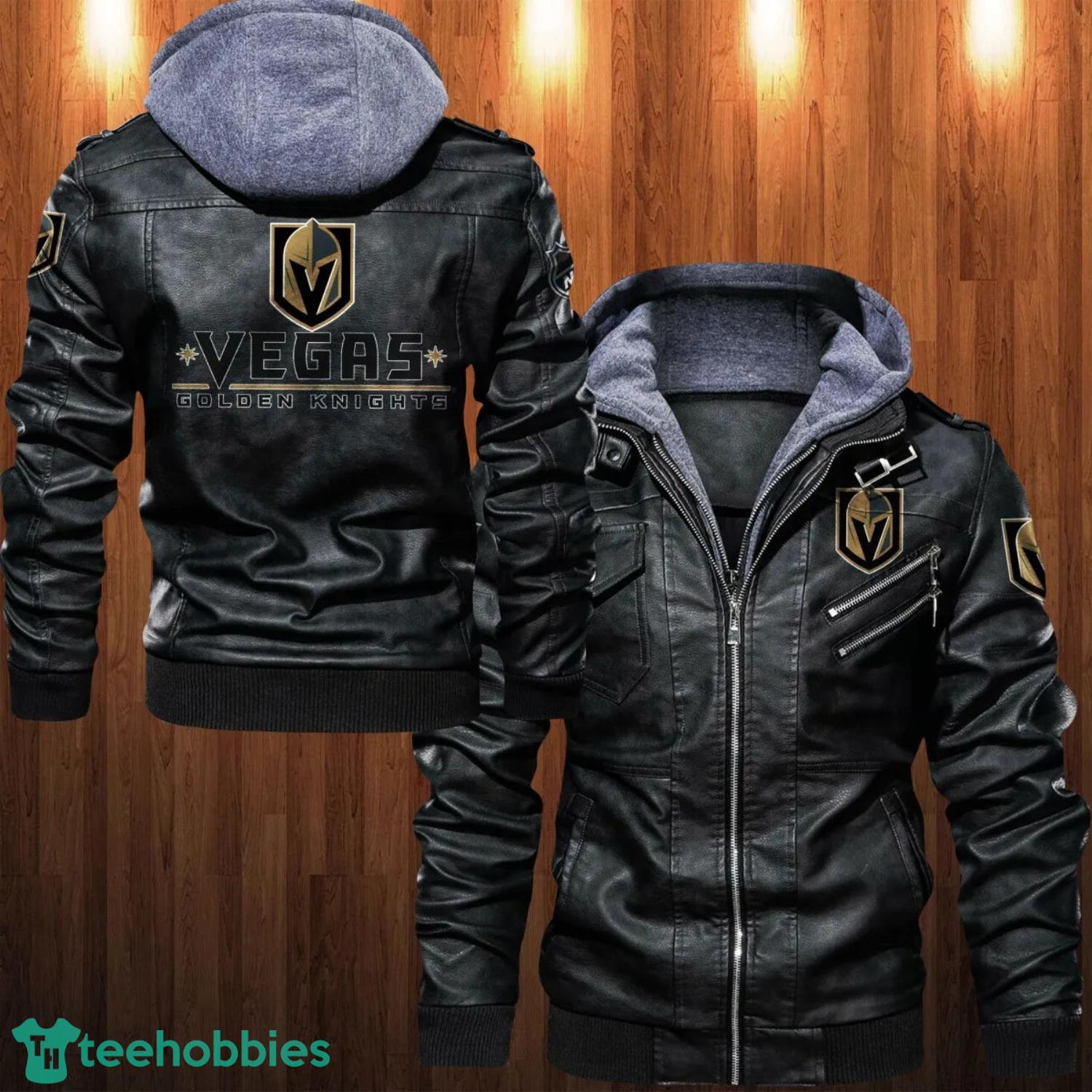 Vegas Golden Knights Leather Jacket For Sport Fans image Vegas Golden Knights Leather Jacket For Sport Fans Product Photo 2