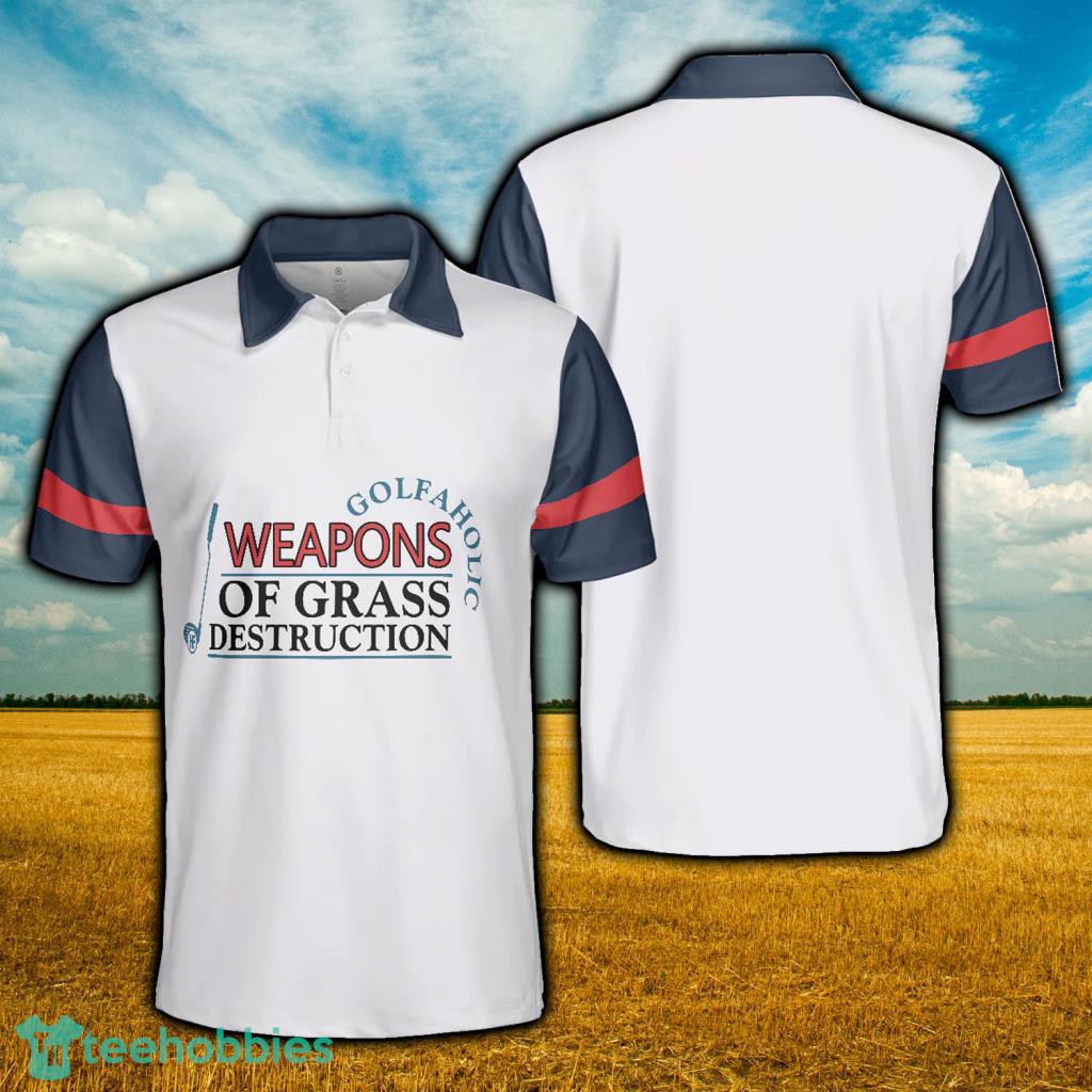 Weapons Of Grass Destruction Short Sleeve Polo Shirt - Weapons Of Grass Destruction Short Sleeve Polo Shirt