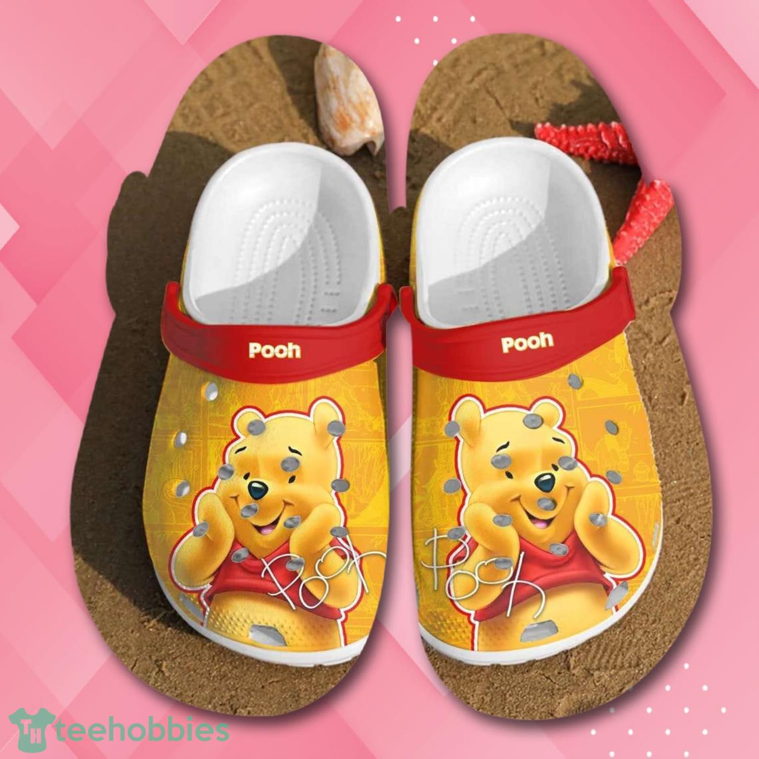 Winnie The Pooh Disney Cartoon Pooh Bear Clog Shoes For Men Women Product Photo 1