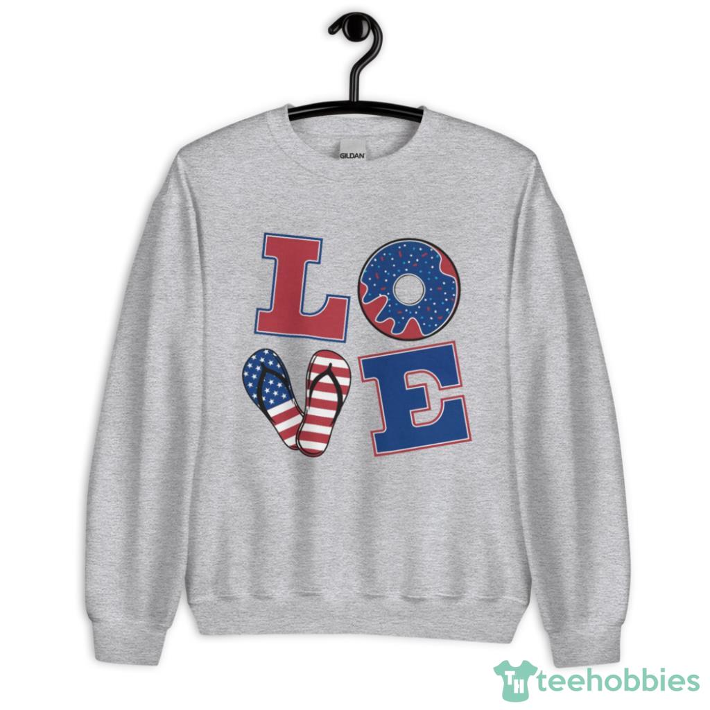 4th July Love T-Shirt - Unisex Heavy Blend Crewneck Sweatshirt 4th July Love T-Shirt - Unisex Heavy Blend Crewneck Sweatshirt