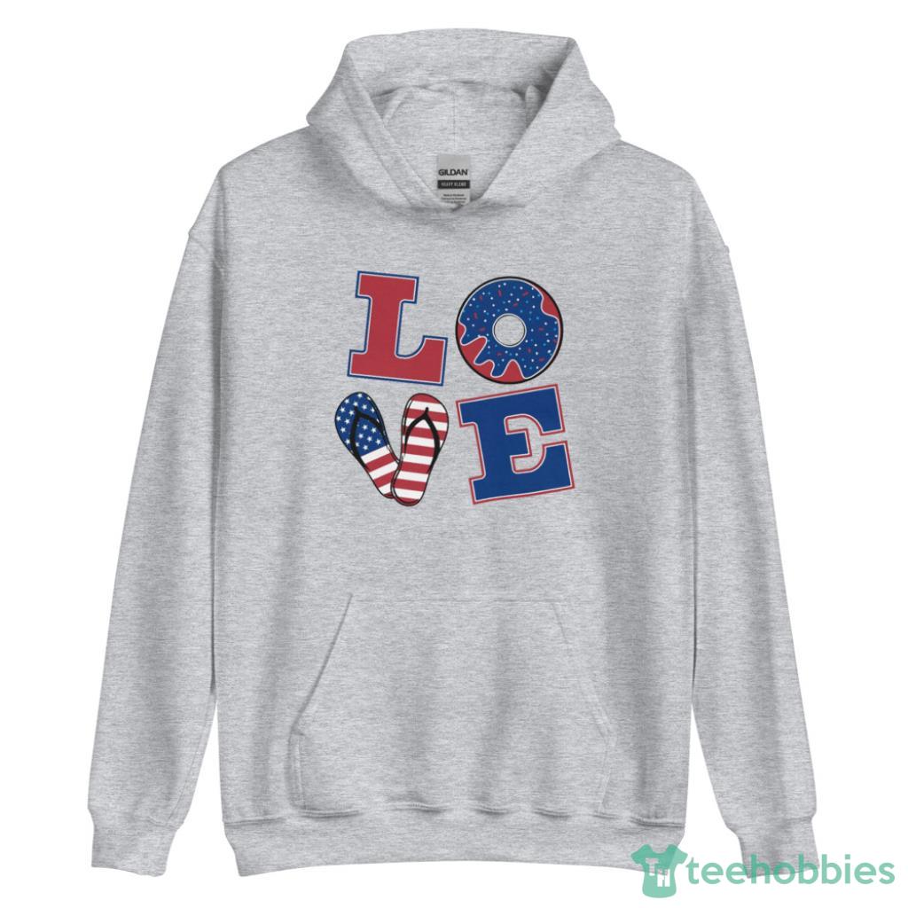 4th July Love T-Shirt - Unisex Heavy Blend Hooded Sweatshirt 4th July Love T-Shirt - Unisex Heavy Blend Hooded Sweatshirt