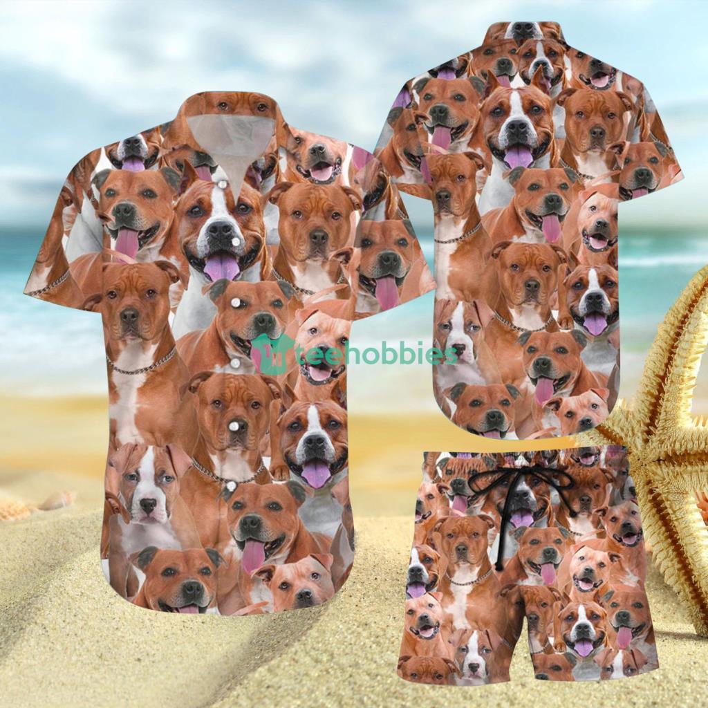 American Staffordshire Terrier Hawaiian Shirt And Short - American Staffordshire Terrier Hawaiian Shirt And Short American Staffordshire Terrier Hawaiian Shirt And Short - American Staffordshire Terrier Hawaiian Shirt And Short