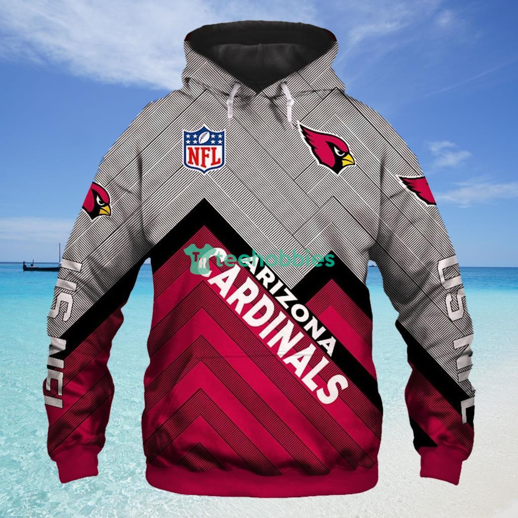 NFL Arizona Cardinals Red Unisex Hoodie, Zip Hoodie 3D All Over Print For  Fans