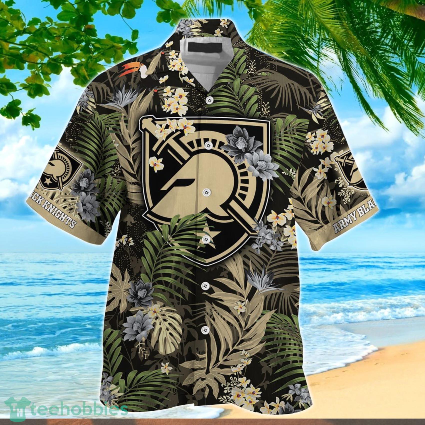 Army Black Knights If This Flag Offends You Tropical Patterns Hawaiian Shirt And Short image Army Black Knights If This Flag Offends You Tropical Patterns Hawaiian Shirt And Short Product Photo 2