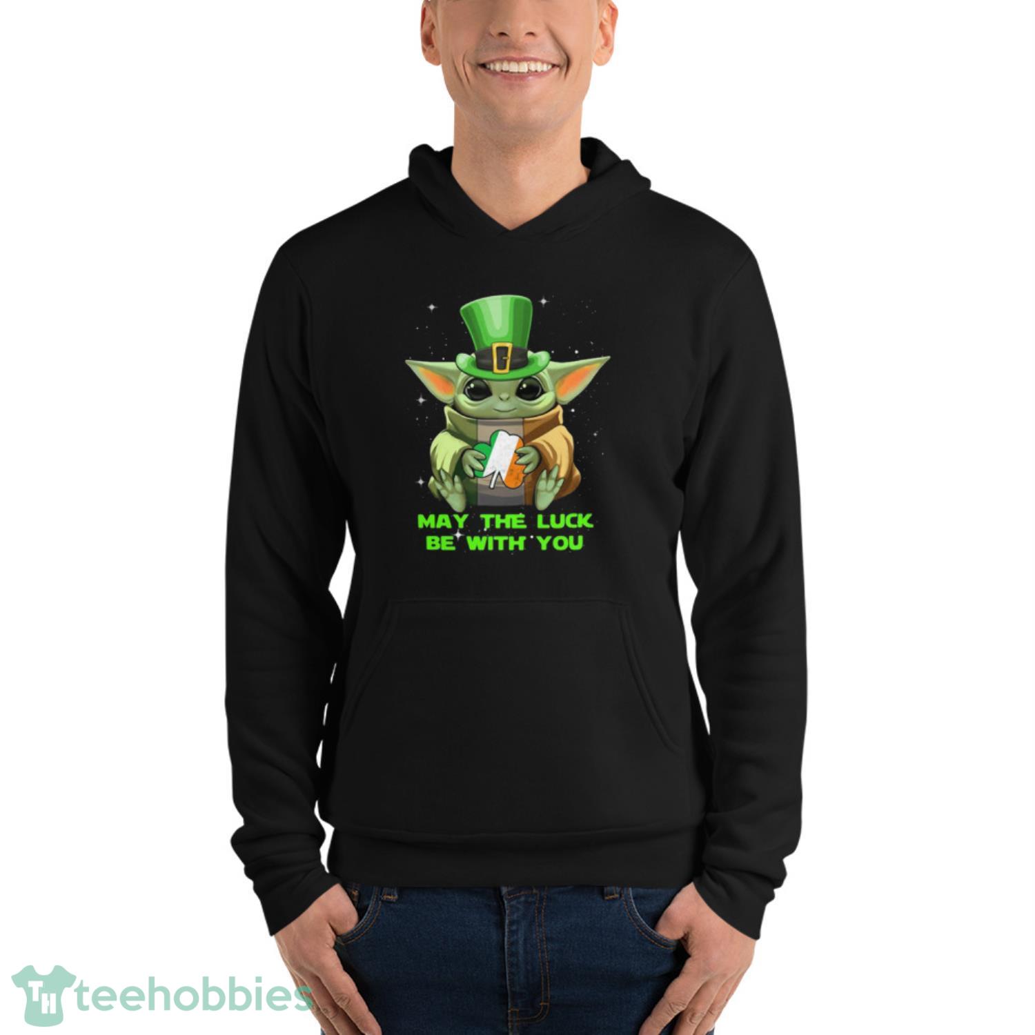 Baby Yoda May The Luck Be With You St Patricks Day Shirt - High