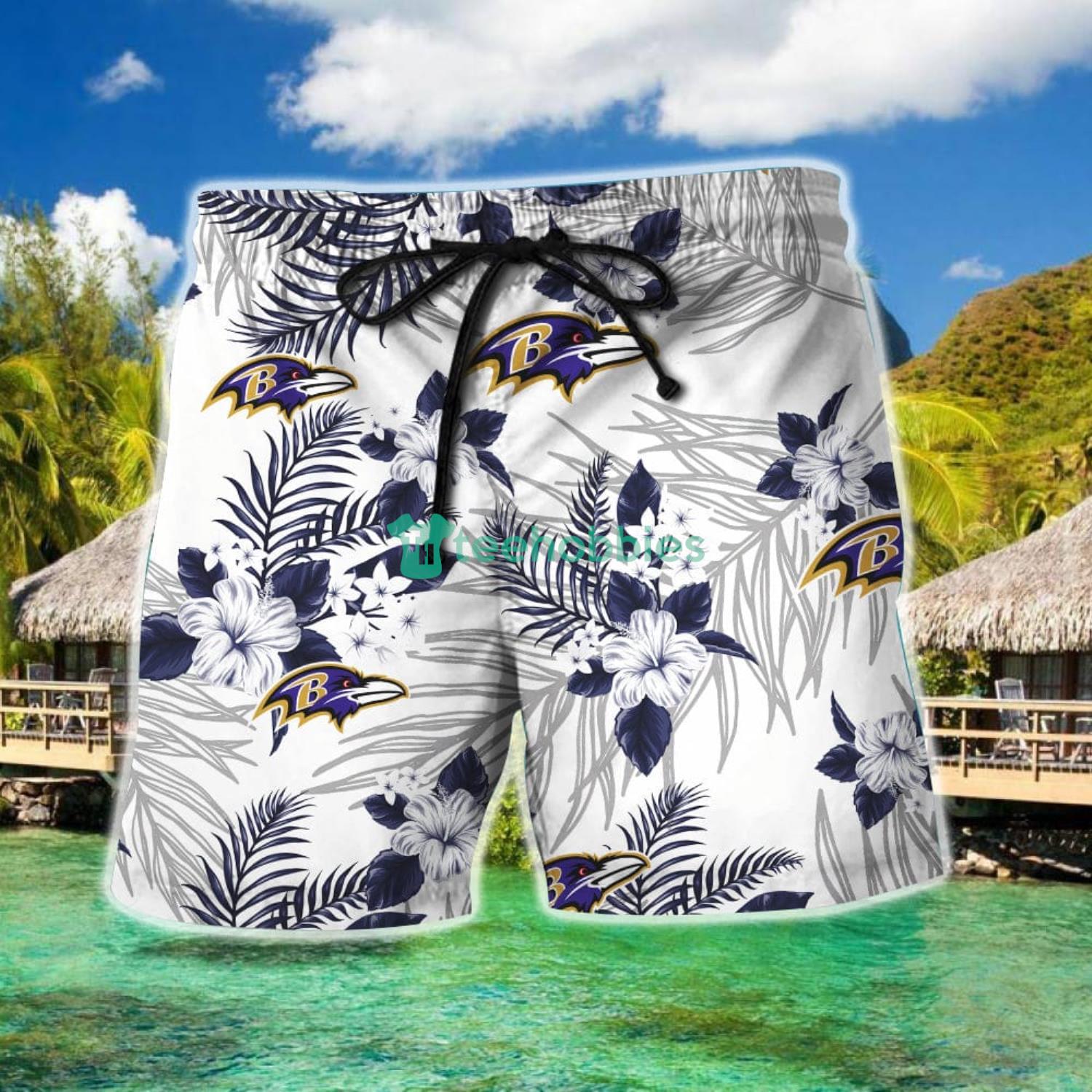 Baltimore Ravens Design 4 Beach Hawaiian Shirt Men And Women For