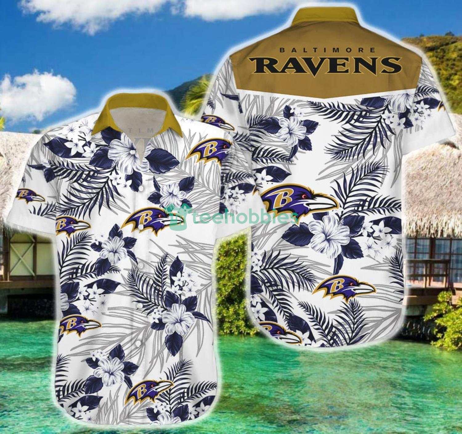 Baltimore Ravens Design 3 Beach Hawaiian Shirt Men And Women For