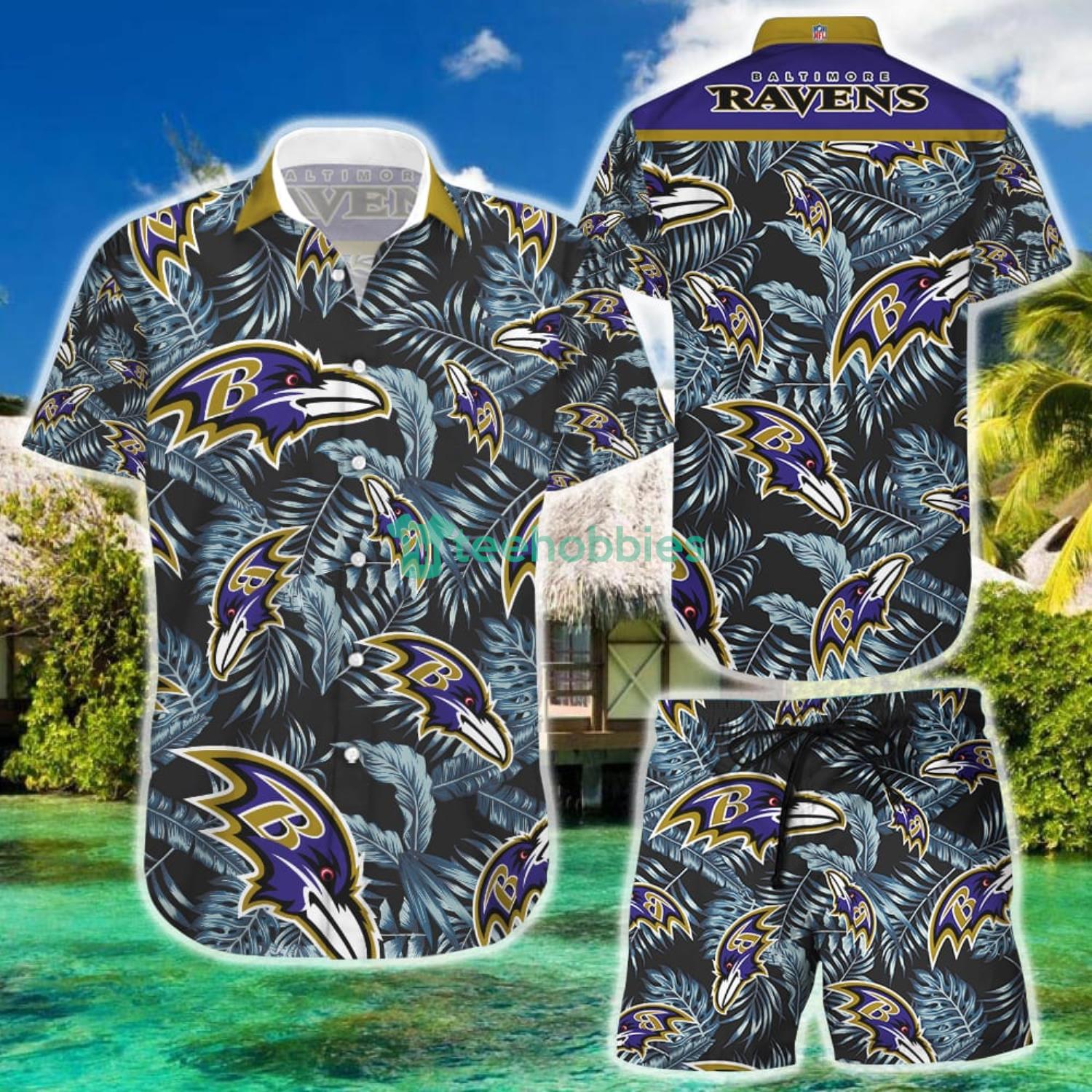 Baltimore Ravens Logo Summer For Men All Over Printed Hawaiian Shirt And  Short