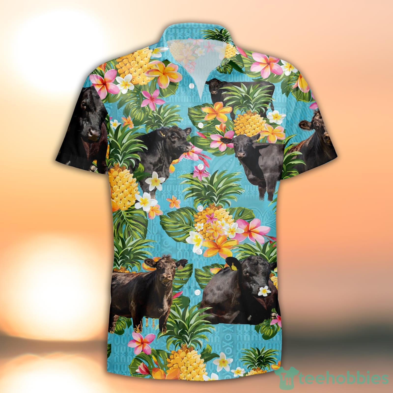 Waimea Casuals Mr. Pineapple Black Hawaiian Shirt 3XL