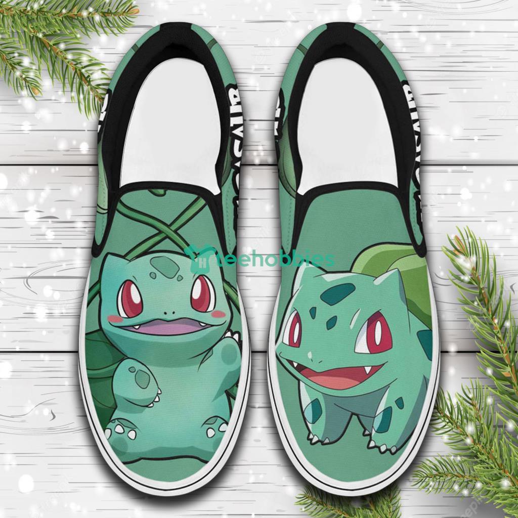 Bulbasaur Pokemon Custom Anime Slip On Sneakers Shoes Product Photo 1 Bulbasaur Pokemon Custom Anime Slip On Sneakers Shoes Product Photo 1