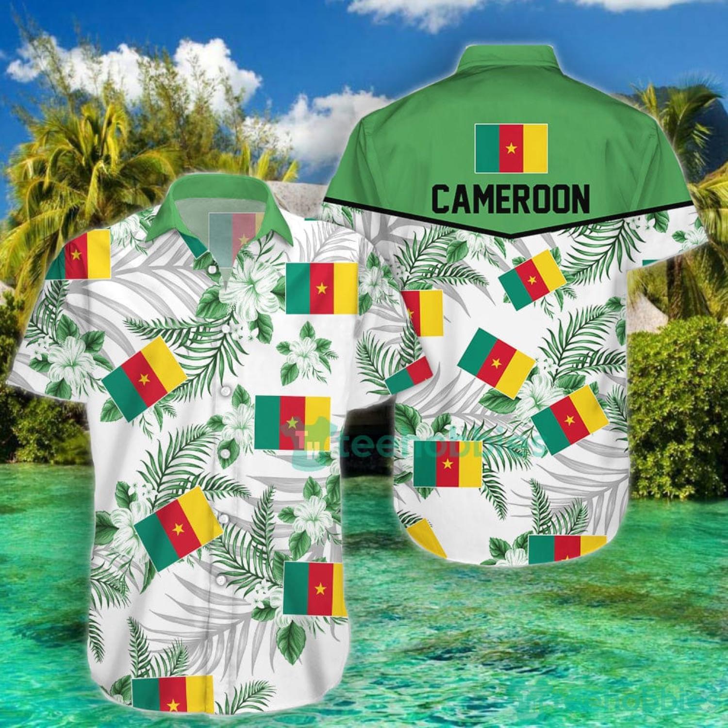 Cameroon National Soccer Team Qatar World Cup 2022 Season Winter World Cup Hawaiian Shirt And Short For Fans Product Photo 3 Cameroon National Soccer Team Qatar World Cup 2022 Season Winter World Cup Hawaiian Shirt And Short For Fans Product Photo 3