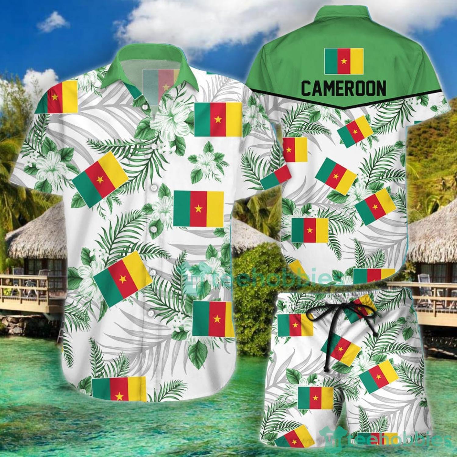 Cameroon National Soccer Team Qatar World Cup 2022 Season Winter World Cup Hawaiian Shirt And Short For Fans Product Photo 1 Cameroon National Soccer Team Qatar World Cup 2022 Season Winter World Cup Hawaiian Shirt And Short For Fans Product Photo 1