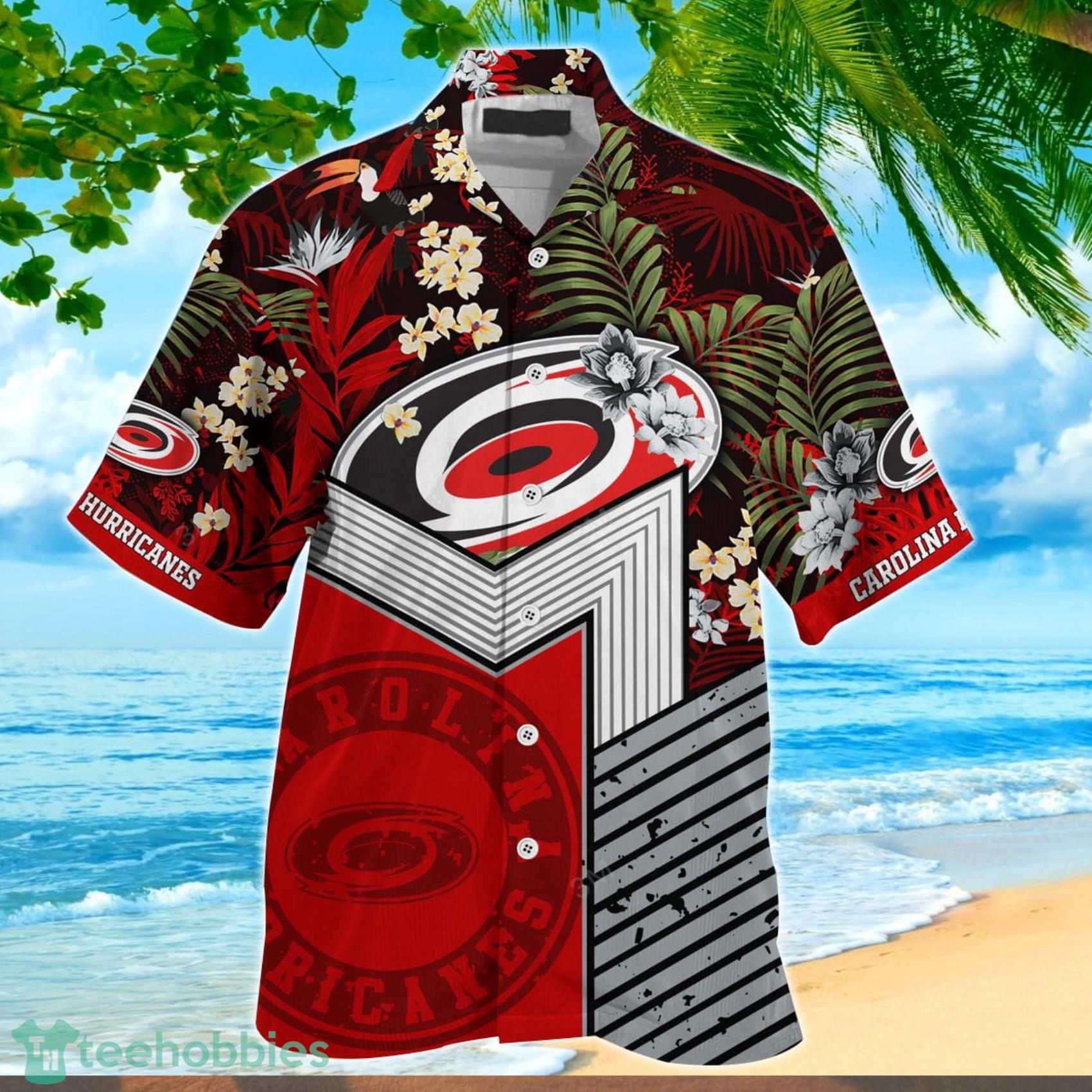 Carolina Hurricanes NHL Flower Hawaiian Shirt Best Gift For Men