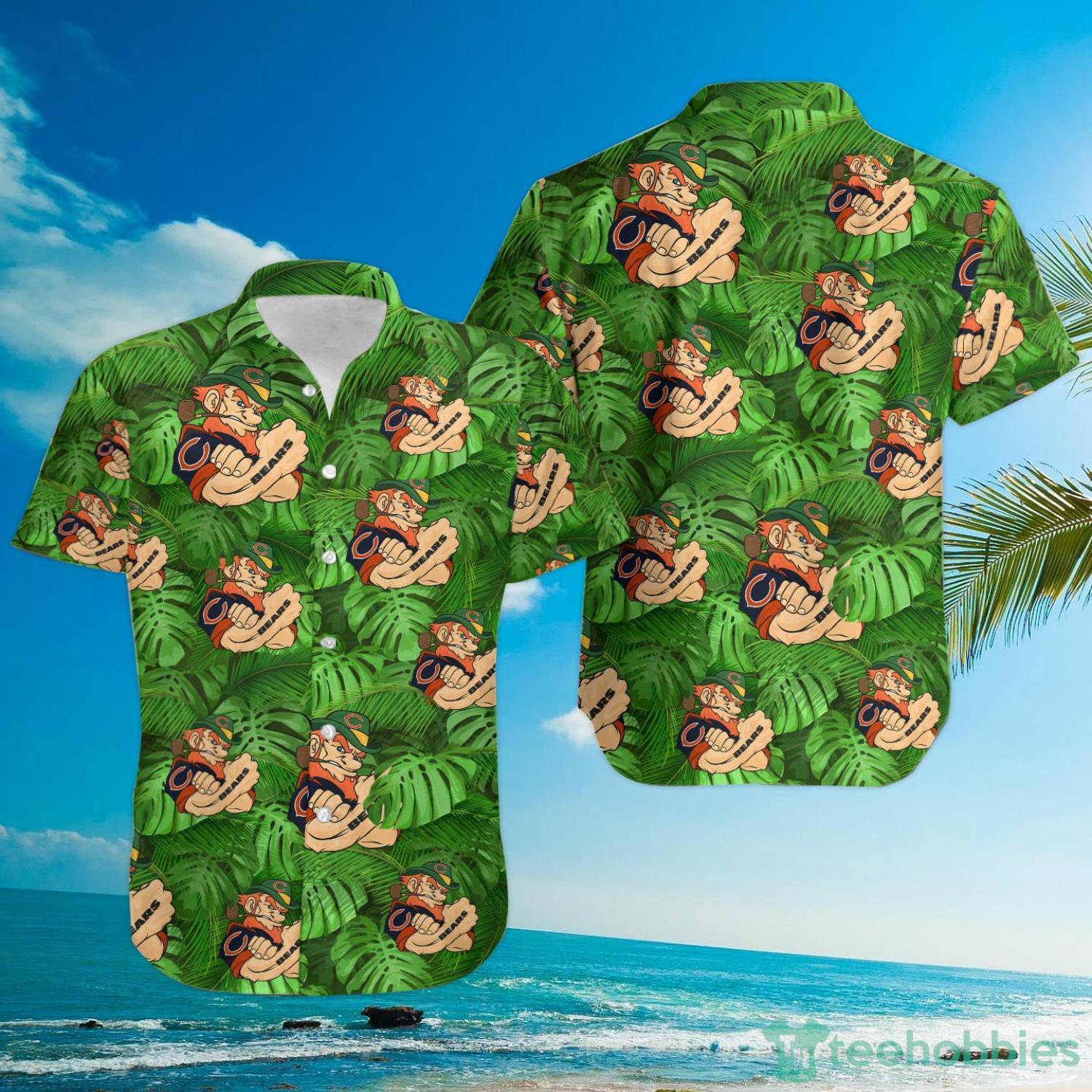 Chicago Bears Leprechaun St. Patrick's Day Hawaiian Shirts For Men And Women