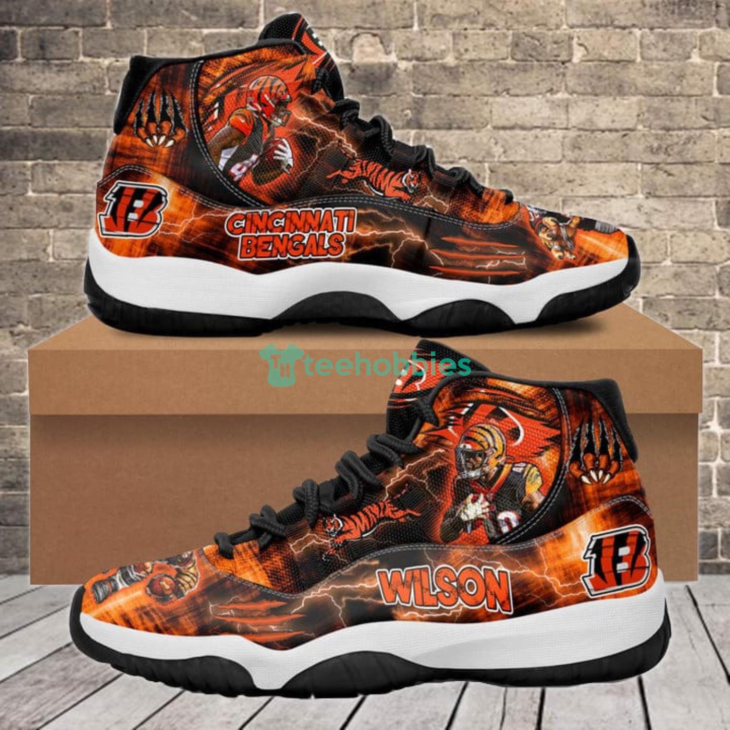Cincinnati Bengals Brandon Wilson Air Jordan 11 Shoes Sneaker For Fans Product Photo 1