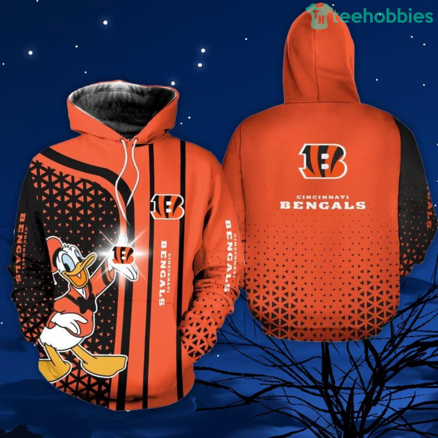 Cincinnati Bengals Donald Hoodie Zip up Hoodie T-shirt Bomber