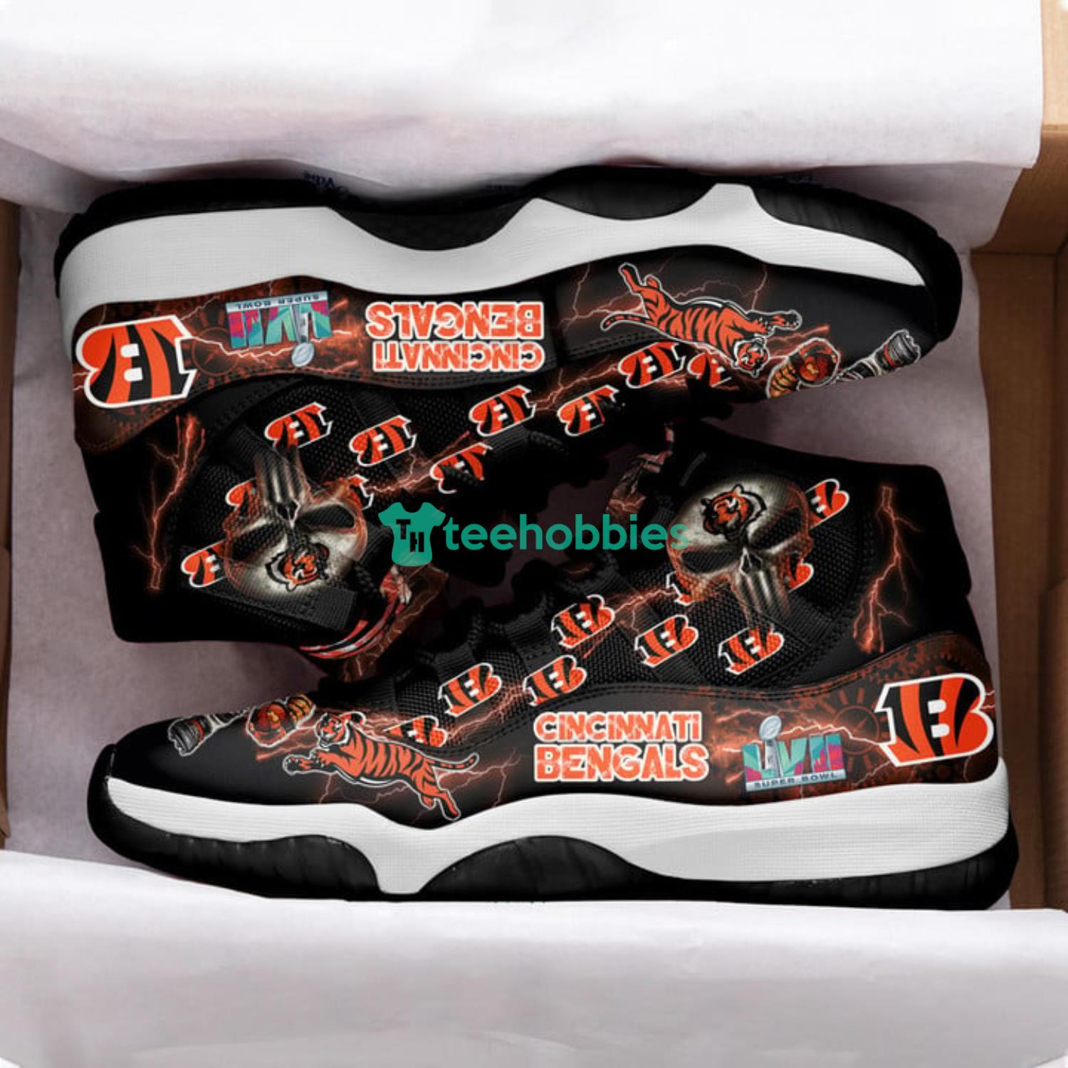 Cincinnati Bengals Nation Team Air Jordan 11 Shoes Sneaker For Fans