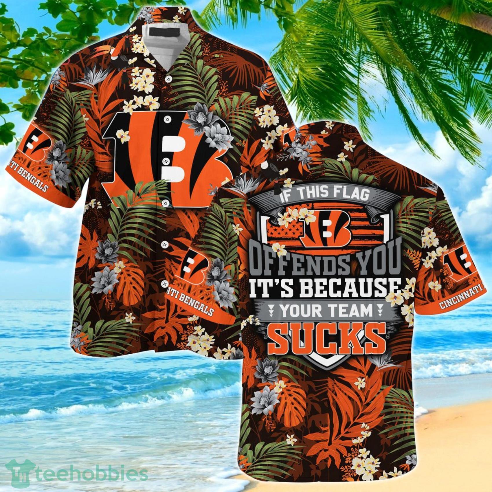 Cincinnati Bengals Style Hawaiian Shirt Short