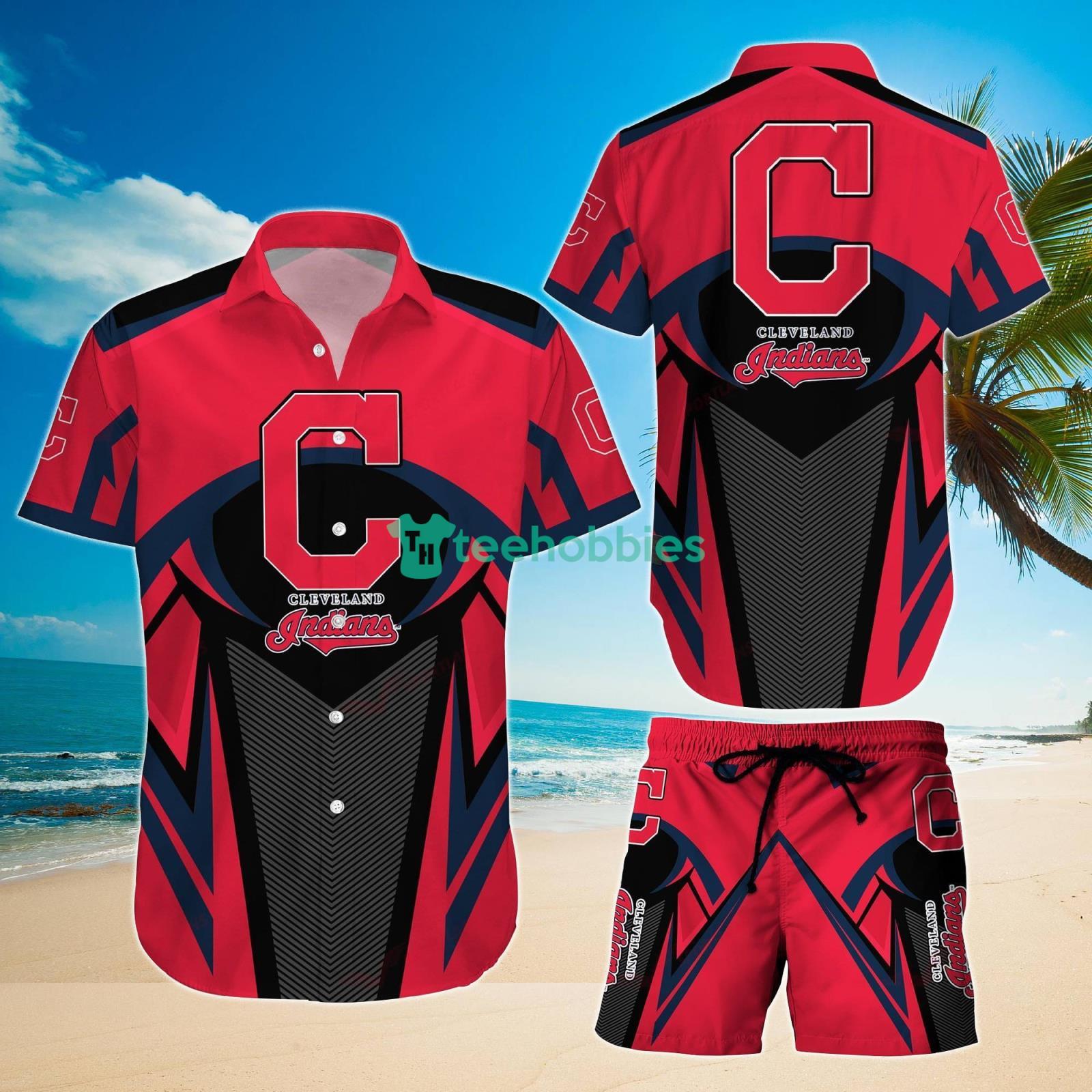Cleveland Indians MLB Hawaiian Shirt Hot Sandstime Aloha Shirt - Trendy  Aloha