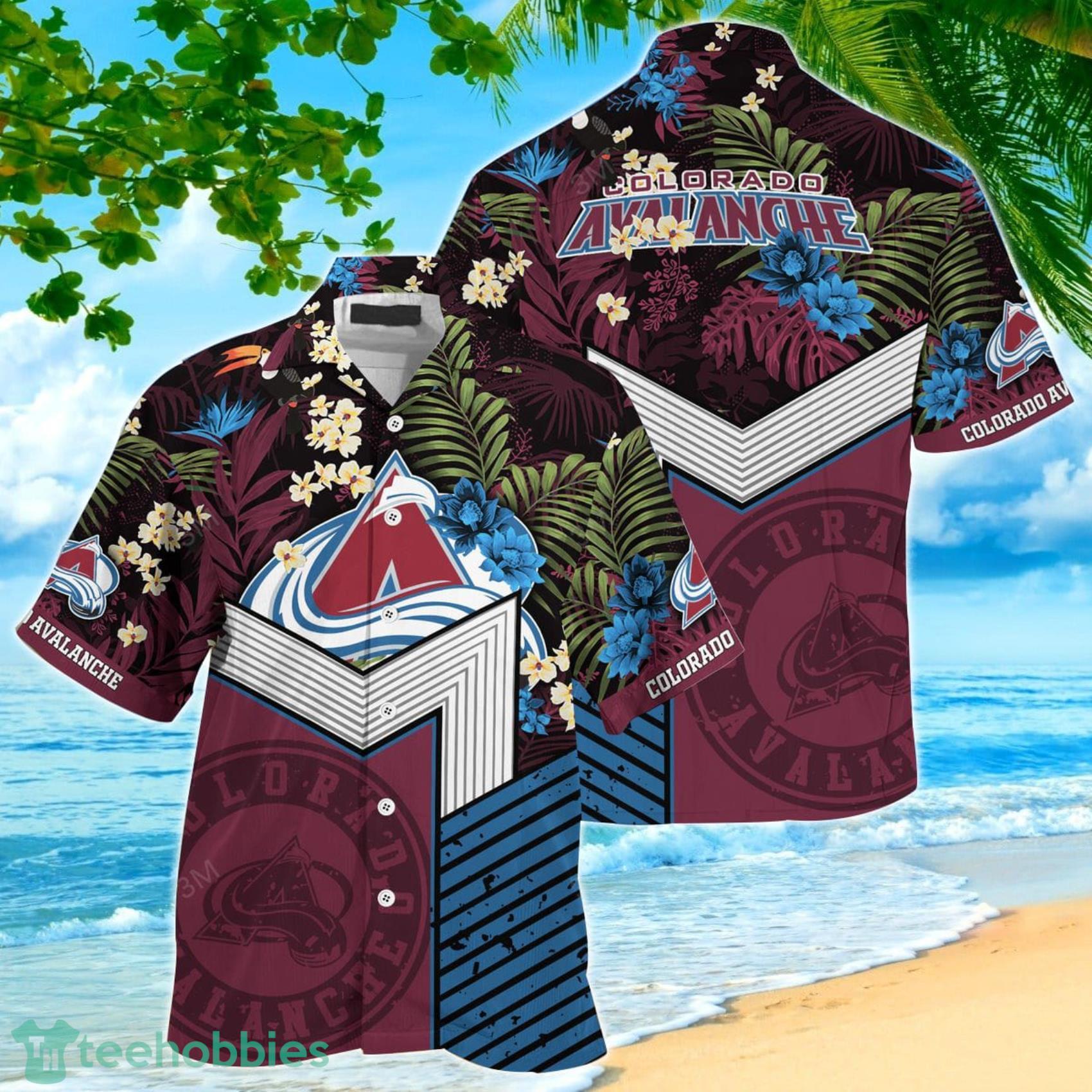 LIMITED] Colorado Avalanche NHL-Summer Hawaiian Shirt And Shorts, Stress  Blessed Obsessed For Fans