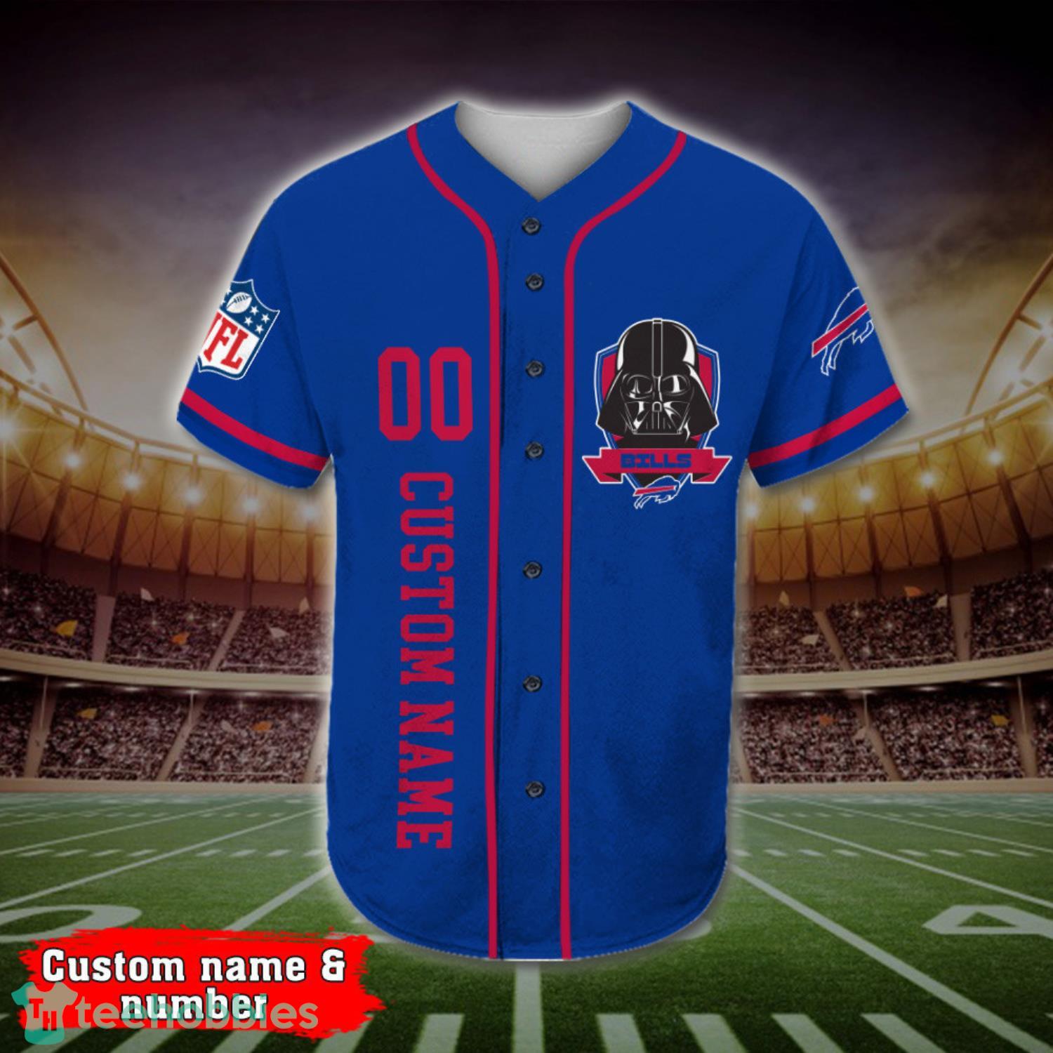 Custom Name Number Buffalo Bills American Football Baseball Jersey