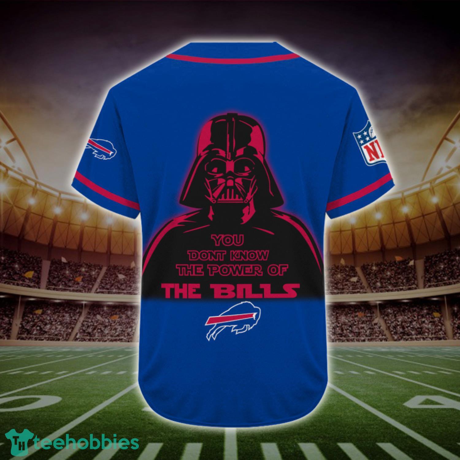 Buffalo Bills NFL Custom Name And Number Baseball Jersey Shirt