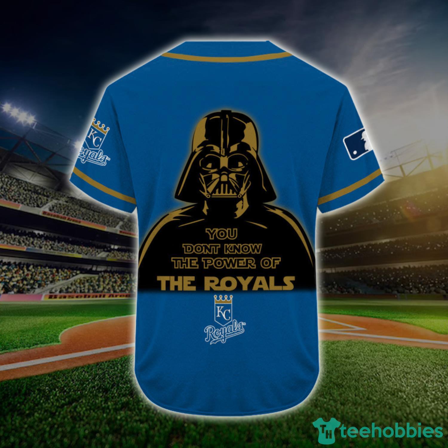 Custom Name And Number Kansas City Royals Darth Vader Star Wars Baseball Jersey Shirt Product Photo 3 Custom Name And Number Kansas City Royals Darth Vader Star Wars Baseball Jersey Shirt Product Photo 3