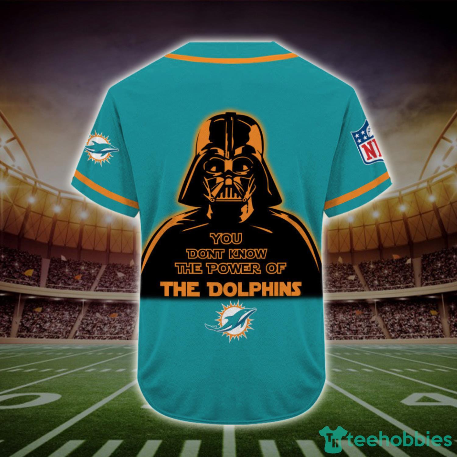 Customized Miami Dolphins Baseball Jersey Shirt in 2023