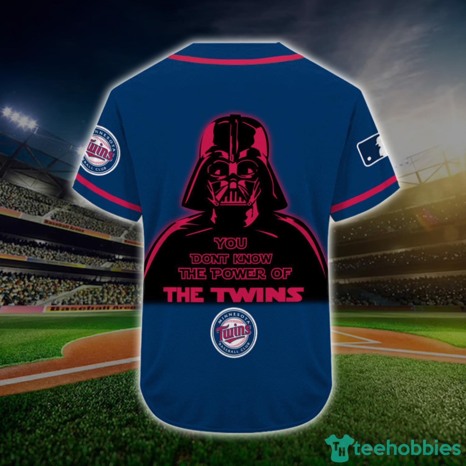 Custom Name And Number Minnesota Twins Darth Vader Star Wars Baseball Jersey  Shirt