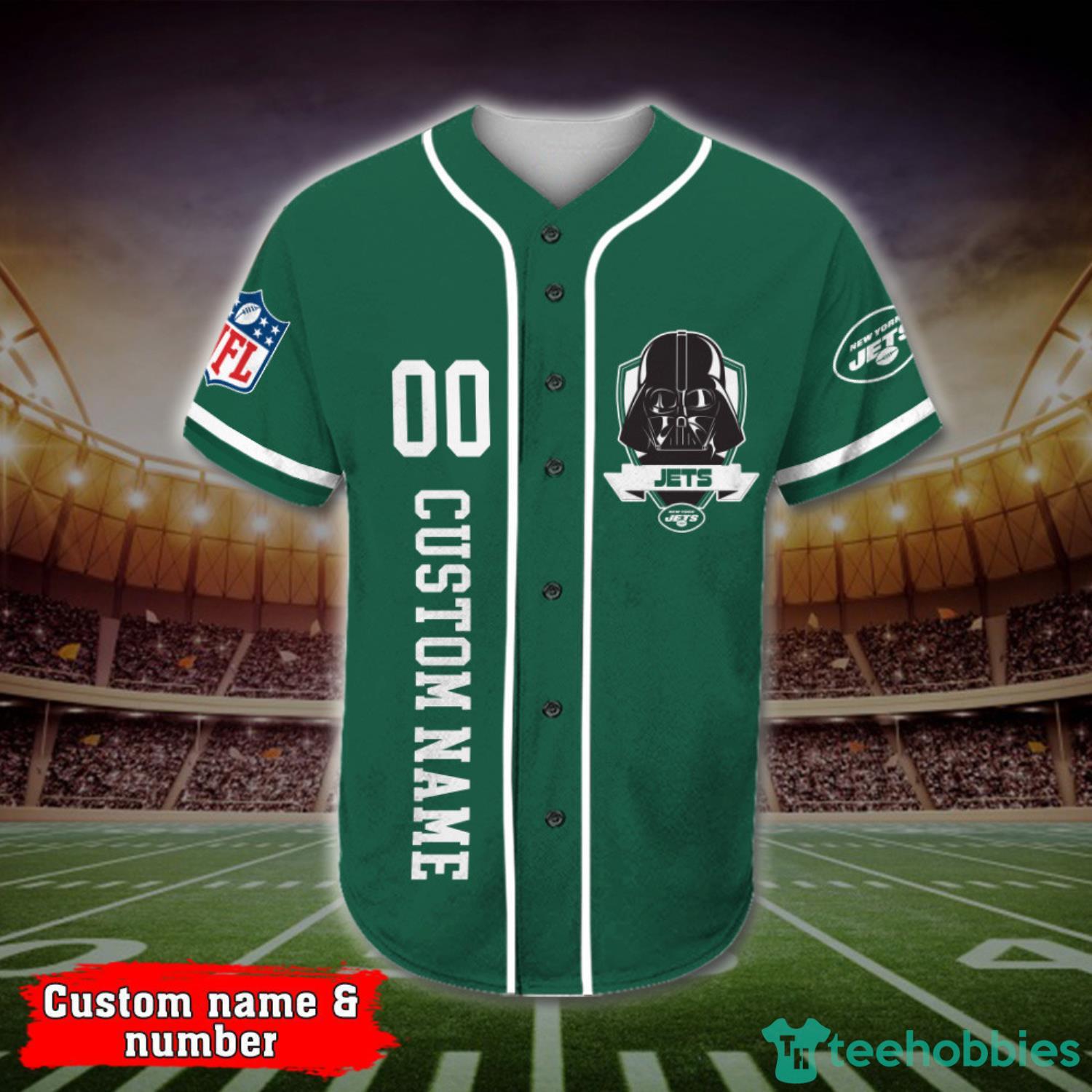 Custom Name And Number Milwaukee Brewers Darth Vader Star Wars Baseball  Jersey Shirt Navy
