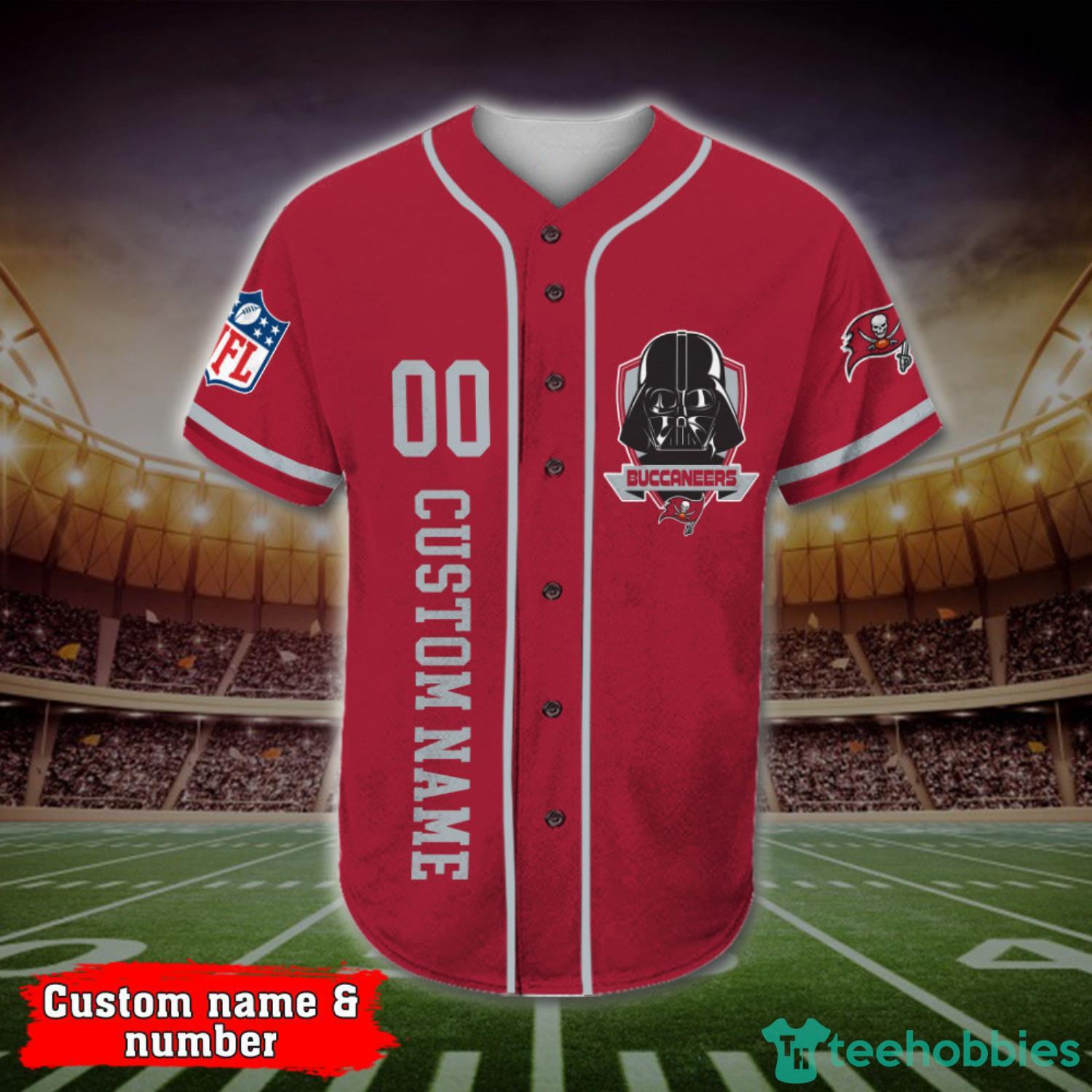 Tampa Bay Buccaneers NFL Custom Name Baseball Jersey Shirt