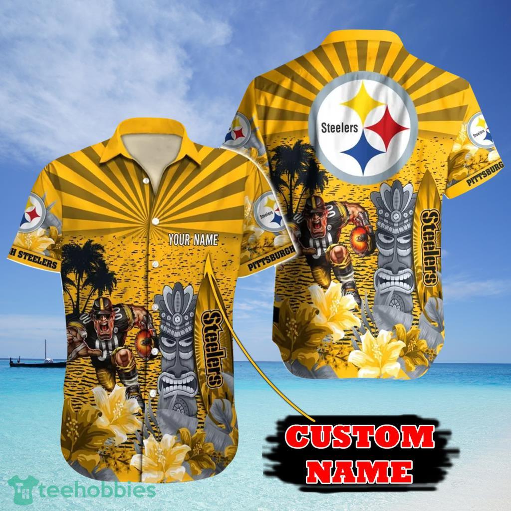 Pittsburgh Steelers NFL Aloha Tropical Hawaiian Shirt