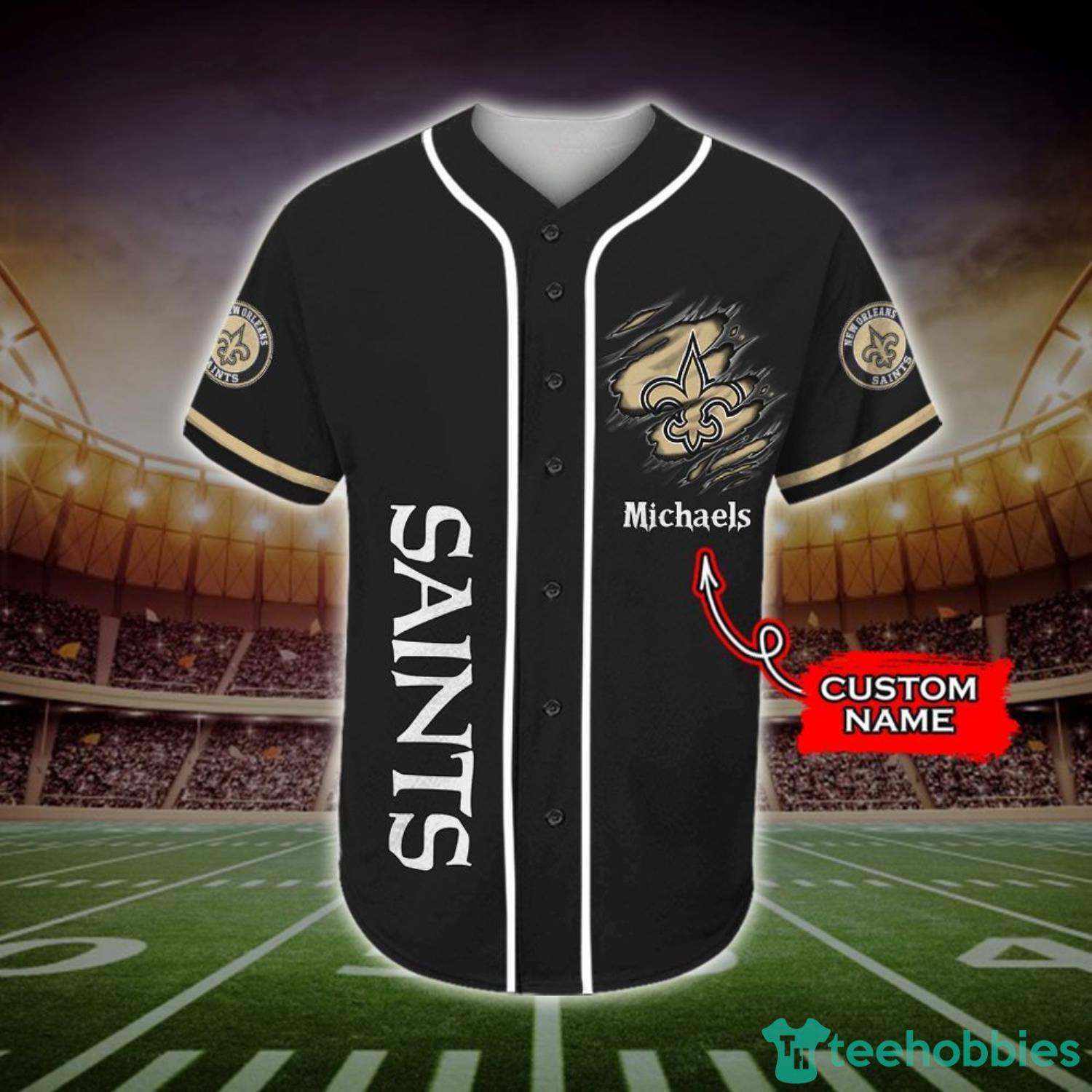 new orleans saints baseball jersey