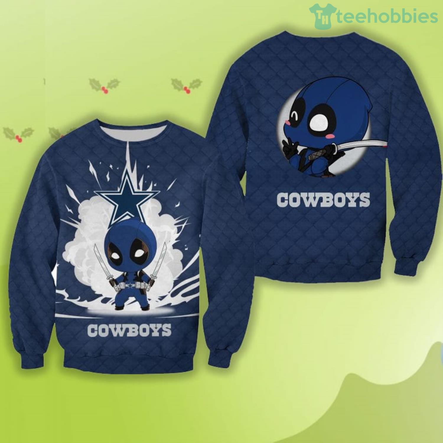 Dallas Cowboys Deadpool 3D All Over Printed Shirt For Sport Fans