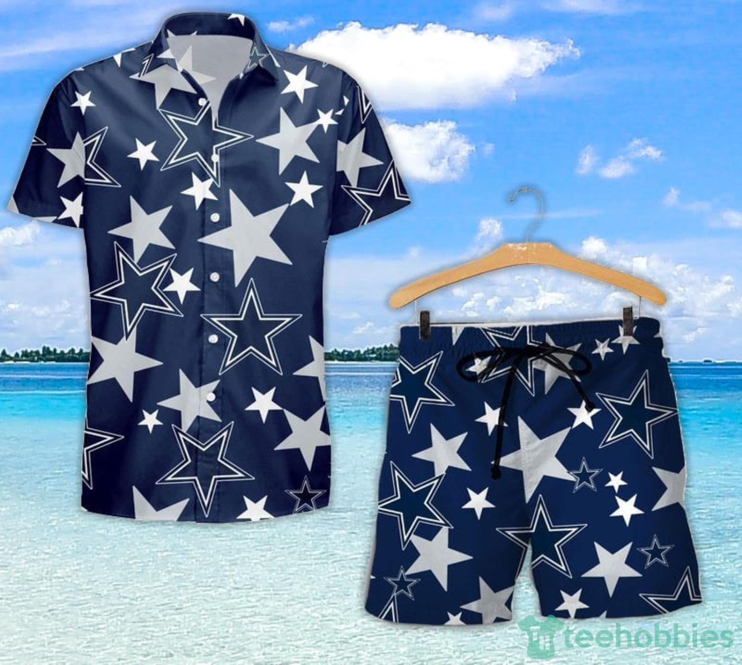 Dallas Cowboys Limited Edition Hawaiian Shirt And Shorts For Fans image Dallas Cowboys Limited Edition Hawaiian Shirt And Shorts For Fans Product Photo 2