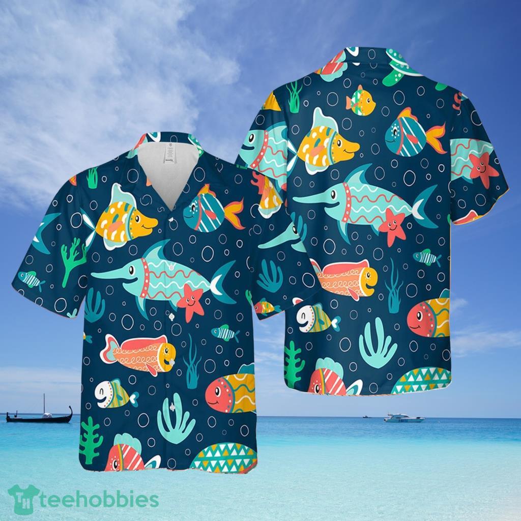 Dark Blue Color Fish Hawaiian Shirt For Men And Women - Dark Blue Color Fish Hawaiian Shirt For Men And Women Dark Blue Color Fish Hawaiian Shirt For Men And Women - Dark Blue Color Fish Hawaiian Shirt For Men And Women