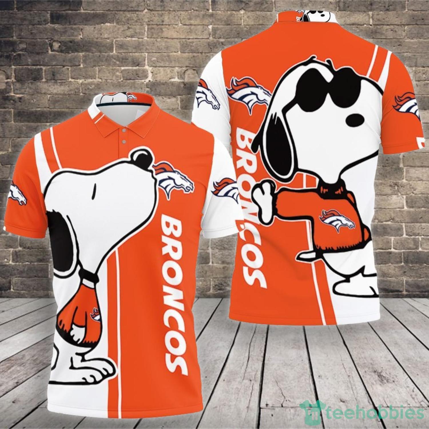 Denver Broncos Snoopy Lover Polo Shirt For Sport Fans