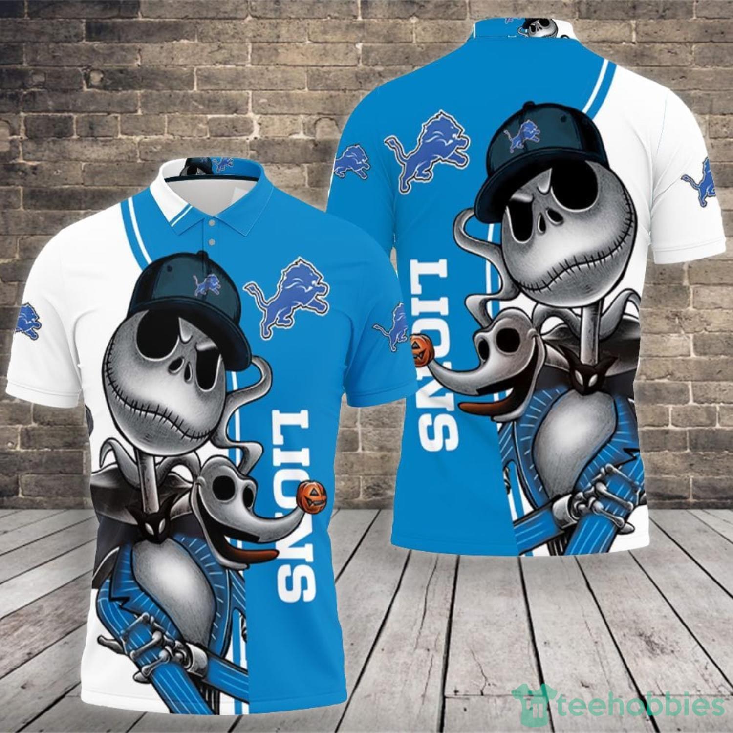 Detroit Lions Halloween Polo Shirt - T-shirts Low Price