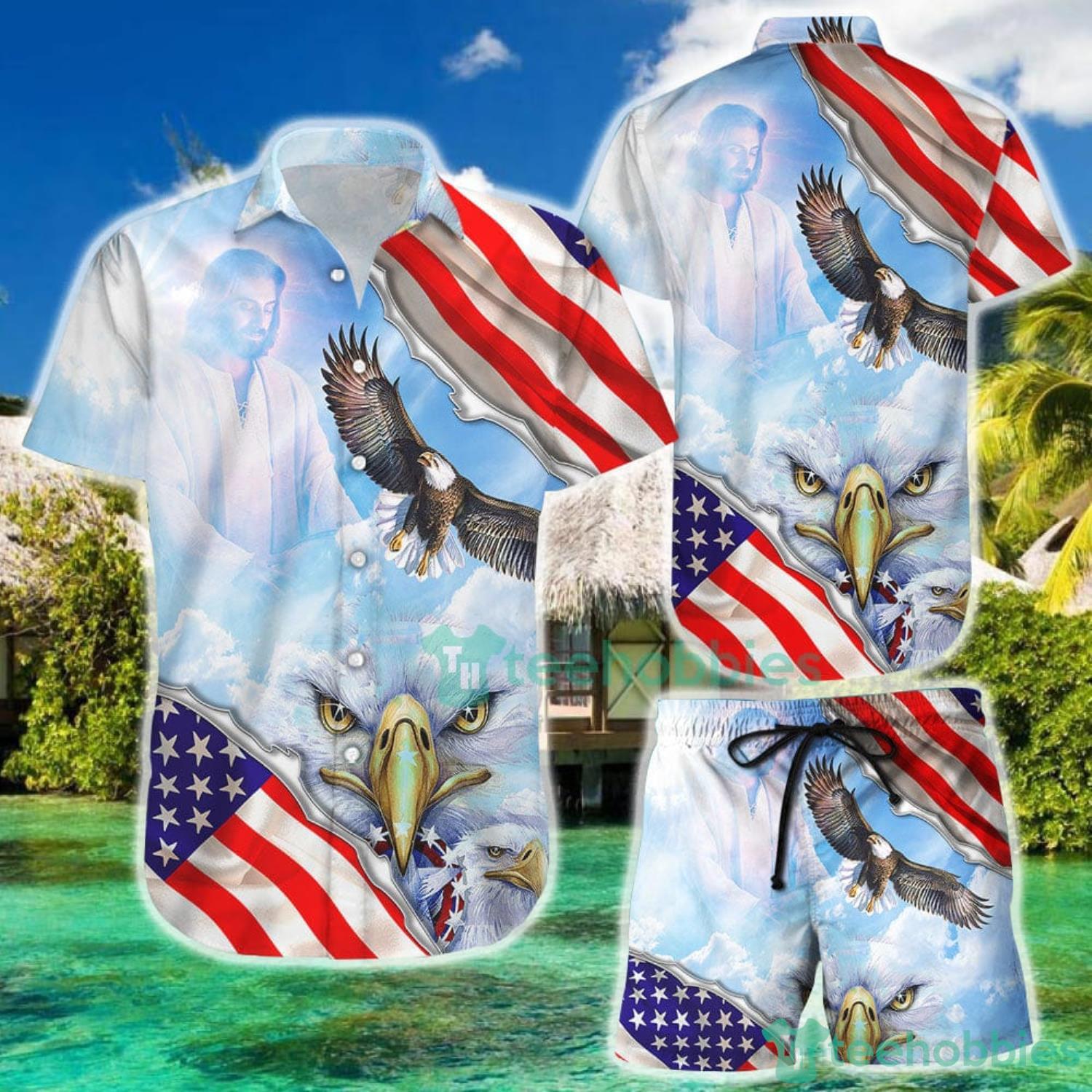 The Golden Eagle US Marine Corps Hawaiian Shirt For Men And Women