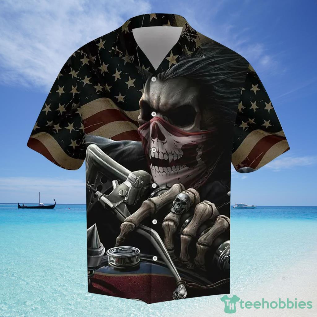 Fastest Motorcycle Head Bone 4th Of July Hawaiian Shirt - Fastest Motorcycle Head Bone 4th Of July Hawaiian Shirt