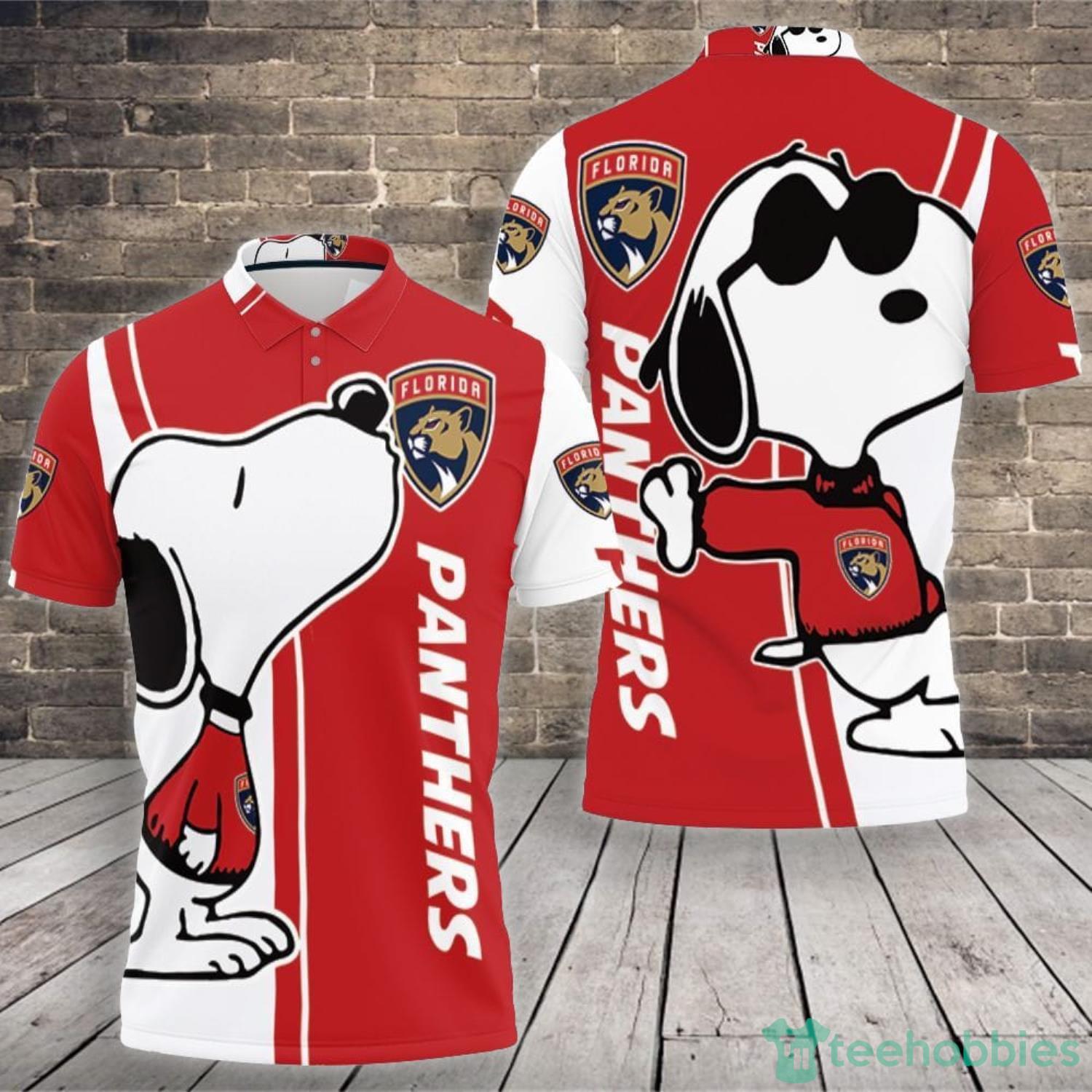 Florida Panthers Snoopy Lover Polo Shirt For Sport Fans Product Photo 1