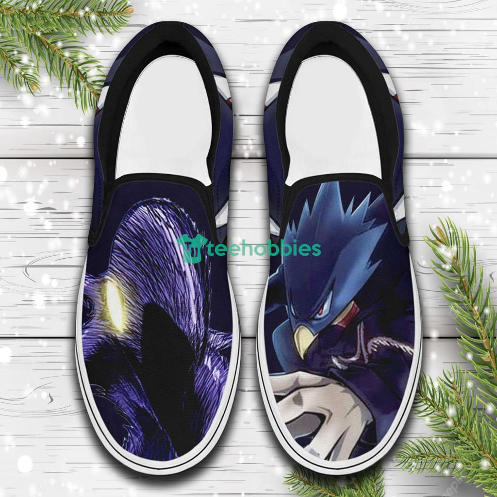 Fumikage Tokoyami My Hero Academia Custom Anime Slip On Sneakers Shoes Product Photo 1 Fumikage Tokoyami My Hero Academia Custom Anime Slip On Sneakers Shoes Product Photo 1
