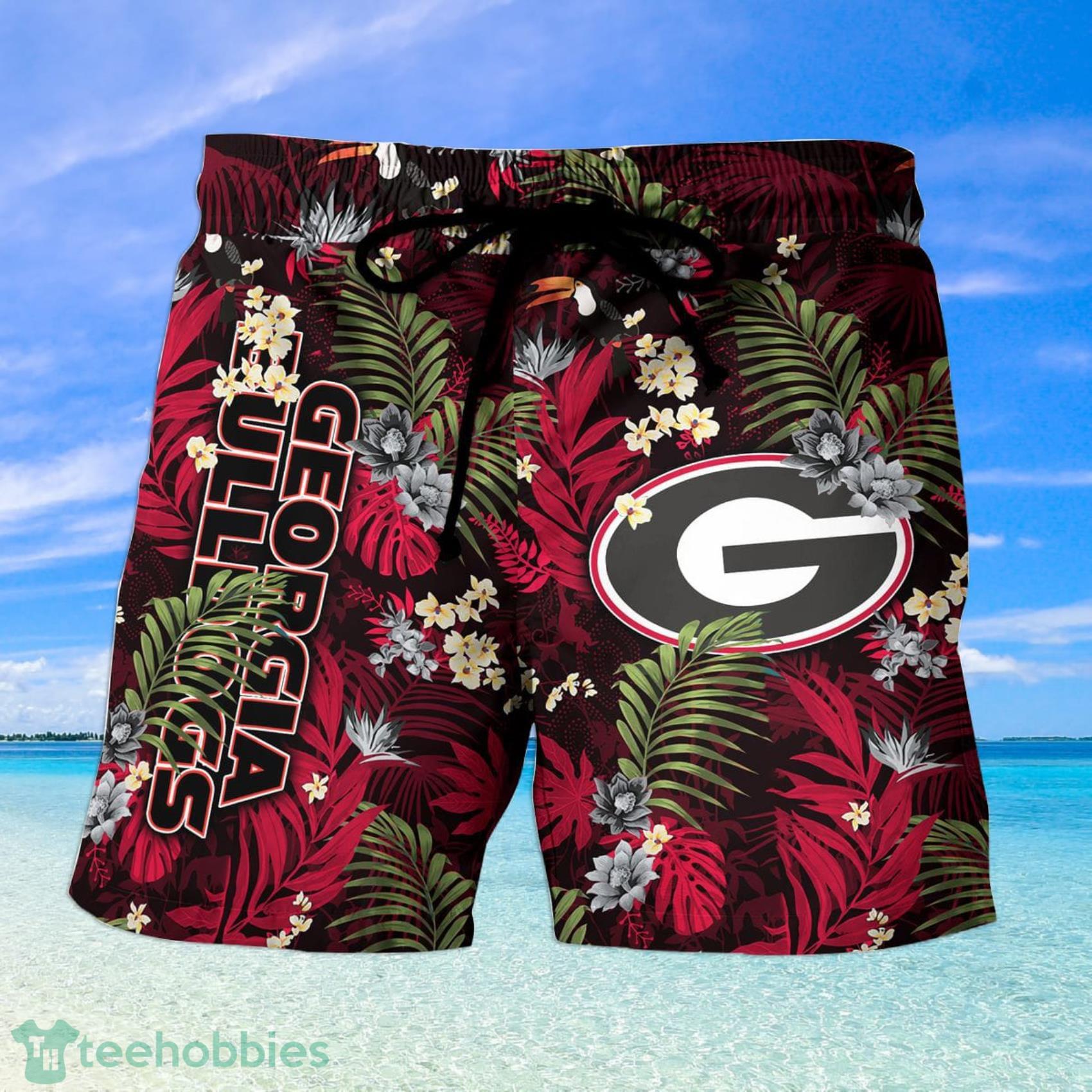 Georgia Bulldogs If This Flag Offends You Tropical Patterns Hawaiian Shirt And Short Product Photo 4 Georgia Bulldogs If This Flag Offends You Tropical Patterns Hawaiian Shirt And Short Product Photo 4