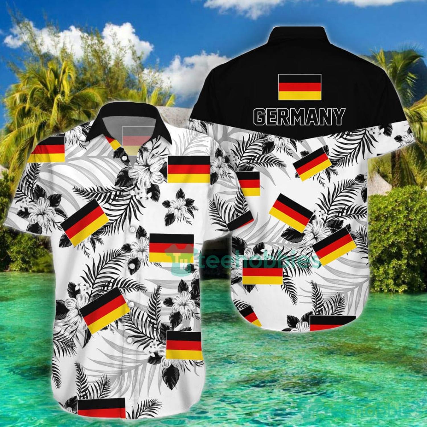 Germany National Soccer Team Qatar World Cup 2022 Season Winter World Cup Hawaiian Shirt And Short For Fans Product Photo 3 Germany National Soccer Team Qatar World Cup 2022 Season Winter World Cup Hawaiian Shirt And Short For Fans Product Photo 3