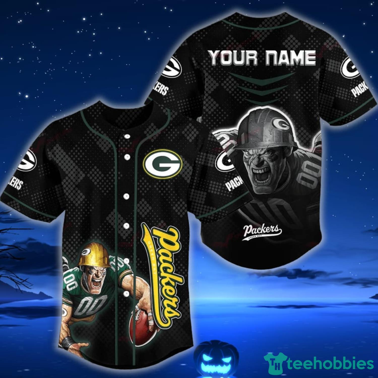 personalized green bay jersey